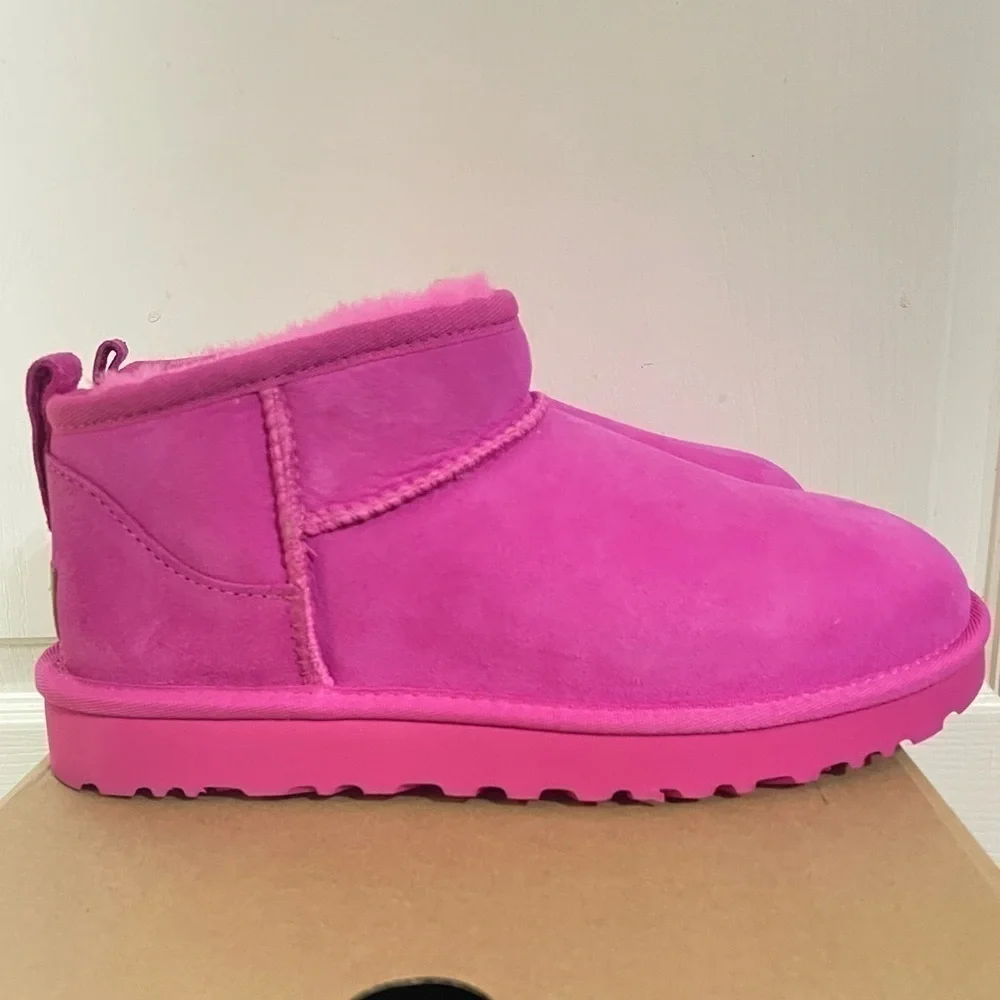 UGG® Australia Carnation Classic Ultra Mini Suede Boots
